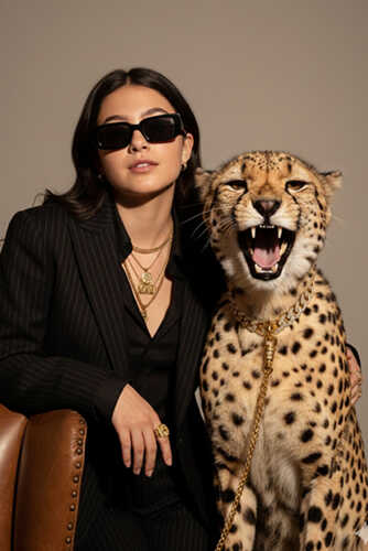 Stunning photo with a cheetah